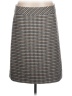 Talbots Outlet Houndstooth Gray Casual Skirt Size 12 - photo 1