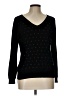 Carol Rose Polka Dots Black Pullover Sweater Size L - photo 1