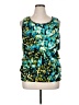 Worthington 100% Nylon Teal Tank Top Size 1X - photo 1