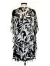 Express 100% Polyester Silver Casual Dress Size S - photo 2