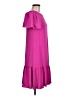 DKNY 100% Polyester Pink Casual Dress Size 6 - photo 4