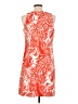 Perceptions Paisley Orange Cocktail Dress Size 12 - photo 2