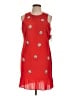 Taylor Red Cocktail Dress Size 12 - photo 1