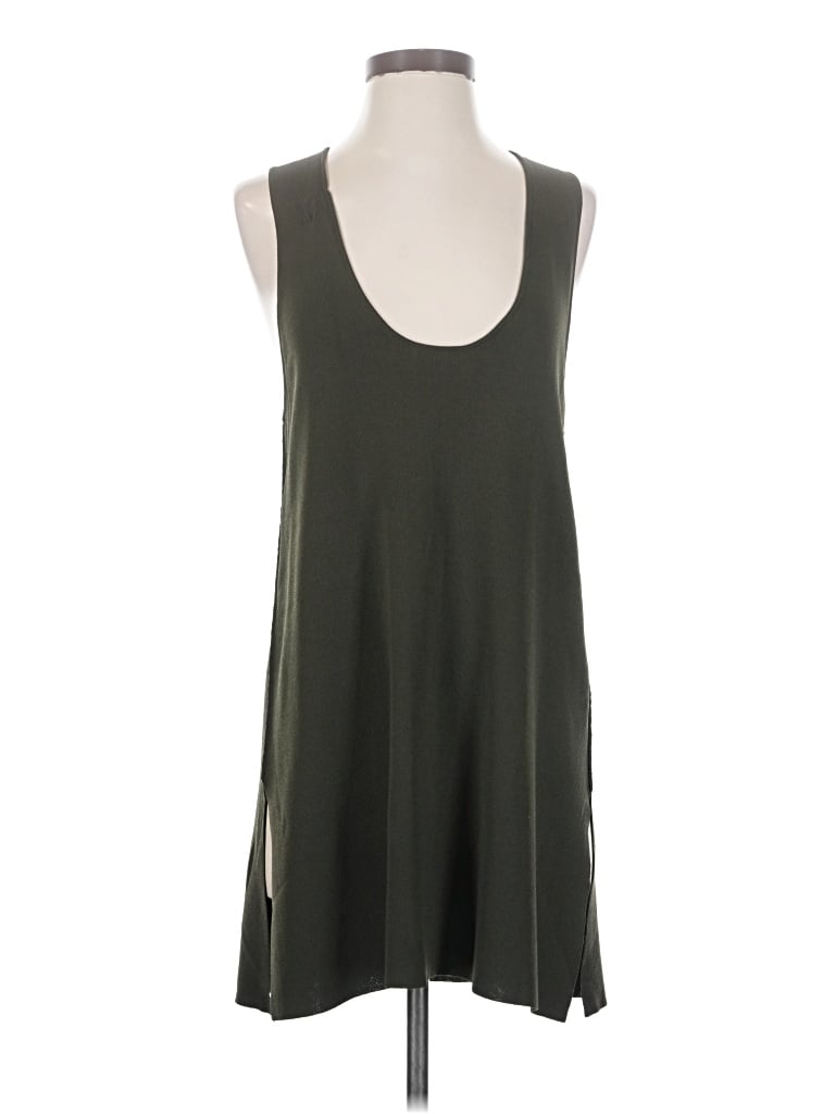 Dissh Sleeveless T-Shirt: Green Tops - Size Small