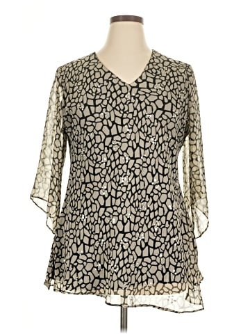 Signature 3/4 Sleeve Blouse (view 1)