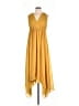 MNG Suit 100% Polyester Solid Yellow Cocktail Dress Size 6 - photo 1