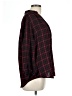 Counterparts Plaid Black 3/4 Sleeve Blouse Size L - photo 4