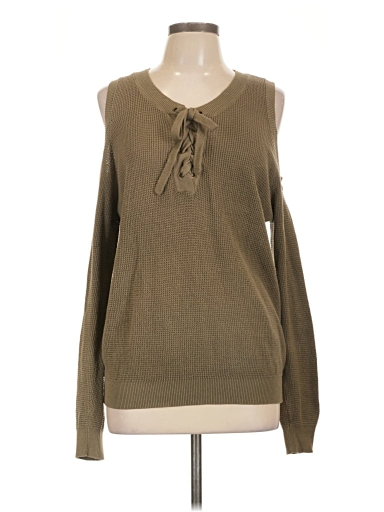 Pre-owned Elan Sweater Vest In Green