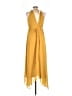 MNG Suit 100% Polyester Solid Yellow Cocktail Dress Size 6 - photo 2
