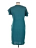 Unbranded Solid Teal Casual Dress Size L - photo 2