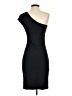 Helium Solid Black Cocktail Dress Size S (estimated) - photo 2