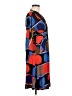 Nine West Print Blue Casual Dress Size 8 - photo 4