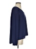 Lush 100% Polyester Blue Long Sleeve T-Shirt Size S - photo 4