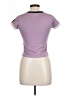 Layer 8 Purple Short Sleeve Top Size L - photo 2