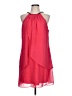 SLNY 100% Polyester Solid Red Cocktail Dress Size 12 - photo 1