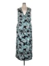 Jaclyn Smith Print Blue Casual Dress Size XXL - photo 1
