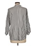 Ann Taylor Stripes Silver 3/4 Sleeve Blouse Size M - photo 2