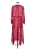 Uniqlo 100% Polyester Red Casual Dress Size S - photo 2