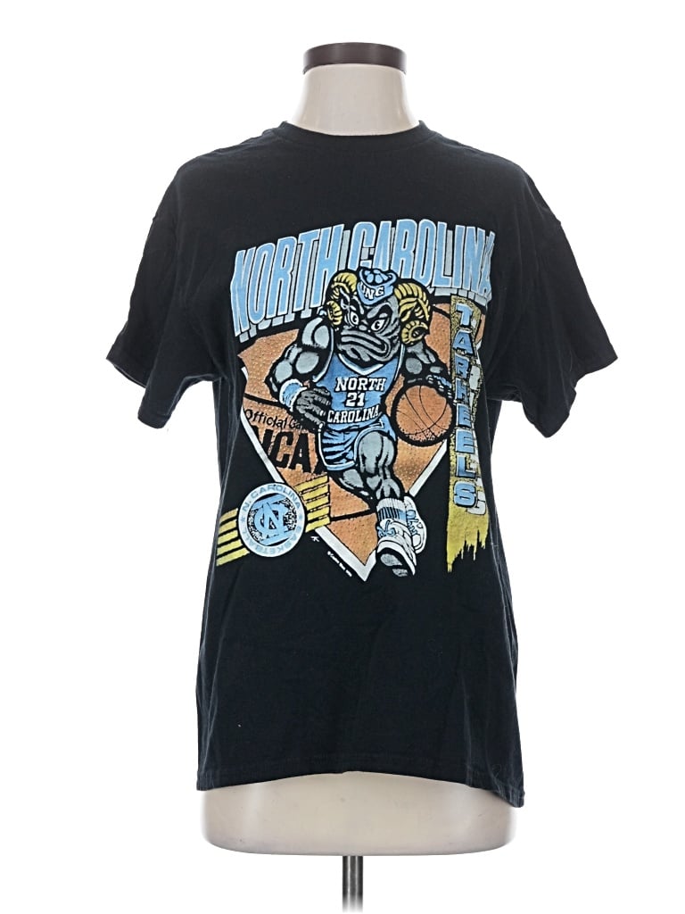 Pre-owned Gildan Short Sleeve T-shirt In Black