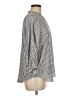 Ann Taylor Stripes Silver 3/4 Sleeve Blouse Size M - photo 4