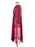 Uniqlo 100% Polyester Red Casual Dress Size S - photo 5