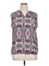 dalia 100% Polyester Paisley Purple Sleeveless Blouse Size XL - photo 1
