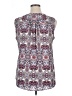 dalia 100% Polyester Paisley Purple Sleeveless Blouse Size XL - photo 2