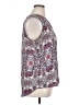 dalia 100% Polyester Paisley Purple Sleeveless Blouse Size XL - photo 4