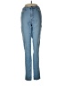 Fashion Nova Solid Blue Jeans Size 9 - photo 1