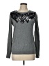 Express Metallic Silver Pullover Sweater Size L - photo 1