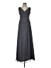 David's Bridal 100% Polyester Gray Cocktail Dress Size 4 - photo 1