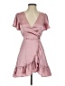 Mi ami 100% Polyester Pink Cocktail Dress Size XS - photo 1