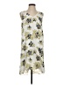 fleur bleue 100% Polyester Print Yellow Casual Dress Size S - photo 1