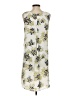 fleur bleue 100% Polyester Print Yellow Casual Dress Size S - photo 2