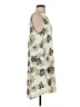 fleur bleue 100% Polyester Print Yellow Casual Dress Size S - photo 4