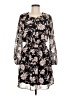 Fortune + Ivy 100% Polyester Floral Black Casual Dress Size M - photo 1