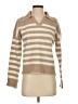 Nicole Miller New York Stripes Tan Pullover Sweater Size XS - photo 1