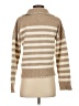 Nicole Miller New York Stripes Tan Pullover Sweater Size XS - photo 2