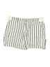 Lee 100% Cotton Stripes Ivory Shorts Size 6 - photo 1