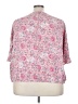 BLOOMCHIC 100% Rayon Pink 3/4 Sleeve Blouse Size 28 - photo 2
