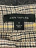 Ann Taylor Plaid Gray Brown Casual Pants Size 8 - photo 7