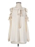 Andree by UNIT Ivory Sleeveless Blouse Size S - photo 1