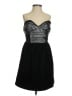 Tibi Metallic Black Cocktail Dress Size 4 - photo 1