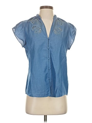 Robert Graham Short Sleeve Blouse (view 1)