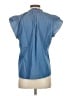 Robert Graham Blue Short Sleeve Blouse Size S (estimated) - photo 2