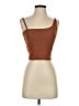FIVE Brown Sleeveless Top Size S - photo 1
