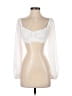 Princess Polly White 3/4 Sleeve Blouse Size 4 - photo 1