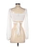 Princess Polly White 3/4 Sleeve Blouse Size 4 - photo 2