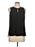 Violet & Claire 100% Polyester Black Sleeveless Blouse Size L - photo 1