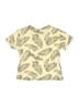 Zara 100% Polyester Gold Short Sleeve T-Shirt Size 2 - 3 - photo 2